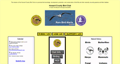 Desktop Screenshot of howardbirds.org