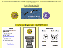 Tablet Screenshot of howardbirds.org